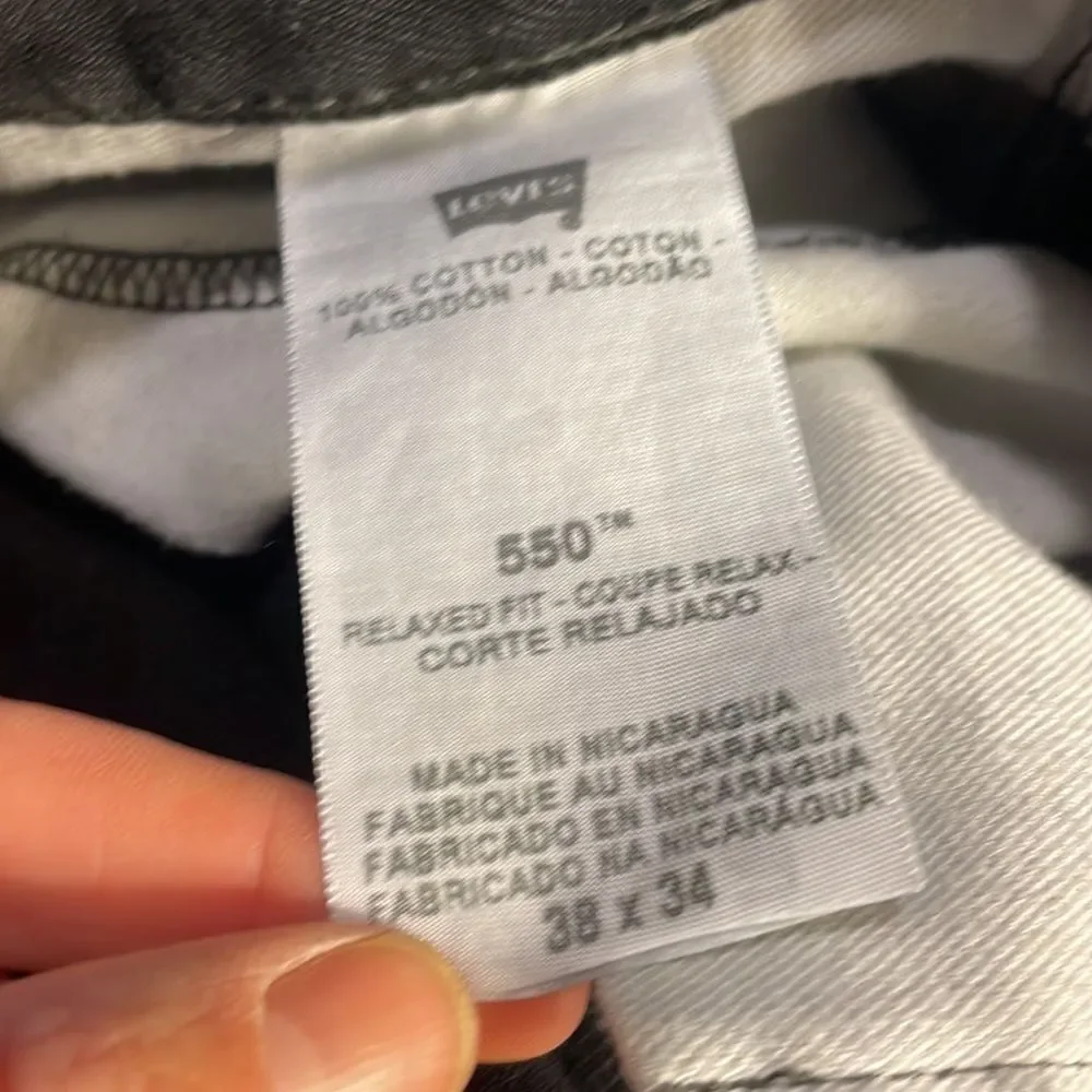 Levi’s Mens black jeans